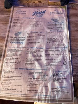 Menu photo 1 Hooked Island Grill Cape Coral, FL Menu photo 1 Hooked Island Grill Cape Coral, FL