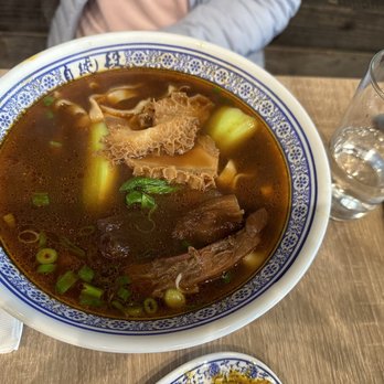 Duan's Kitchen - Beef, tripe, tendon trio with flat noodle - Noodles Near Me - Fremont, California