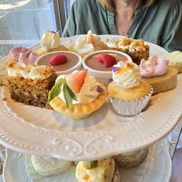 Noon tea selection. Noon tea selection.