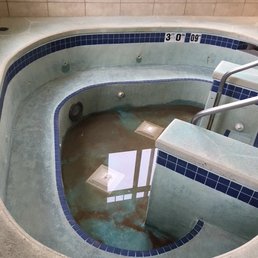 Spa has been clearly out of service for a long, long time. False advertisement plus the pool is GREEN Spa has been clearly out of service for a long, long time. False advertisement plus the pool is GREEN
