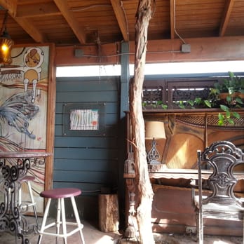 Common Grounds - The outdoor space is quiet, spacious, fan-cooled, and shielded away from the sun. Perfect for studying! - Coffee & Tea Near Me - Waco, Texas
