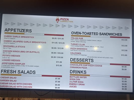 Menu photo 1 Sacramento Pizza Connection Sacramento, CA