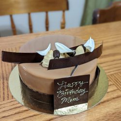 Salty Sugar Patisserie - Yuan Yang cake $65 (Hong Kong tea and coffee flavors with passionfruit)