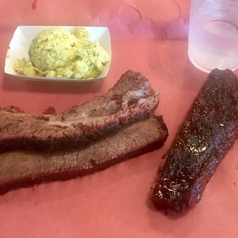 la Barbecue - Brisket, pork rib, potato salad. - Barbeque Near Me - Austin, Texas la Barbecue - Brisket, pork rib, potato salad. - Barbeque Near Me - Austin, Texas