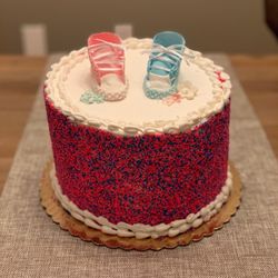 Gender reveal cake - AMAZING