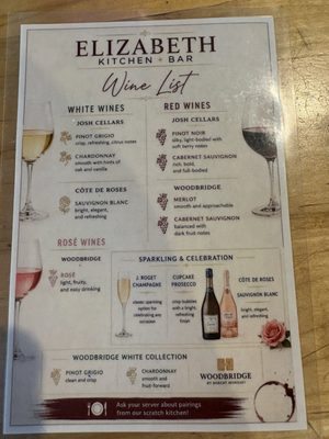 Menu photo 1 Elizabeth Kitchen & Bar Elizabeth, CO Menu photo 1 Elizabeth Kitchen & Bar Elizabeth, CO