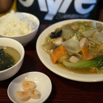 Aoki No Chuuka - Happousai with sides - Ramen Near Me - Costa Mesa, California Aoki No Chuuka - Happousai with sides - Ramen Near Me - Costa Mesa, California