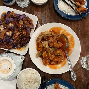 EMei - Sweet and Sour Pork, Stir-Fried Spicy Eggplant with Garlic Sauce, White Rice - Szechuan Near Me - Philadelphia, Pennsylvania EMei - Sweet and Sour Pork, Stir-Fried Spicy Eggplant with Garlic Sauce, White Rice - Szechuan Near Me - Philadelphia, Pennsylvania
