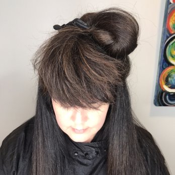 Shay's Studio - Deep rich dark brown with some subtle hi lites and a lite smoothing treatment! - Hair Salons Near Me - Nashville, Tennessee Shay's Studio - Deep rich dark brown with some subtle hi lites and a lite smoothing treatment! - Hair Salons Near Me - Nashville, Tennessee