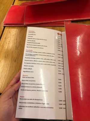 Menu photo 2 La Gorda de Las Setas Seville, SE Menu photo 2 La Gorda de Las Setas Seville, SE
