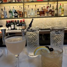 Whiskey sour, lavender gin drink. Espresso martini was also best in town. Whiskey sour, lavender gin drink. Espresso martini was also best in town.