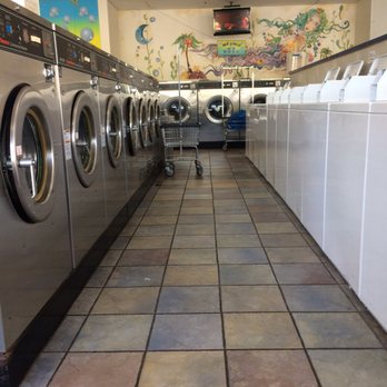 Coin Laundry - The view to the 6 load dryers in the back. - Laundry Services Near Me - San Diego, California