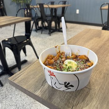 bb.q Chicken - Mala Ddeok-Bokki:
Ddeok-Bokki dish, served with Hot Mala sauce. 10/10 - Chicken Shop Near Me - Clarksville, Tennessee bb.q Chicken - Mala Ddeok-Bokki:
Ddeok-Bokki dish, served with Hot Mala sauce. 10/10 - Chicken Shop Near Me - Clarksville, Tennessee