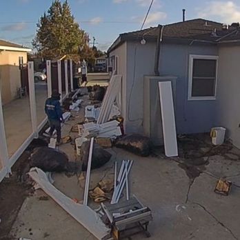 Skylight Fence - Installation progress. - Fences & Gates Near Me - Riverside, California