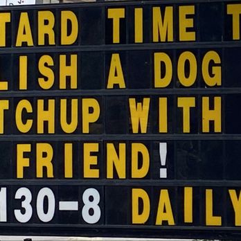 LA Franks - Funny sign - Hot Dogs Near Me - Cambridge, Ontario LA Franks - Funny sign - Hot Dogs Near Me - Cambridge, Ontario