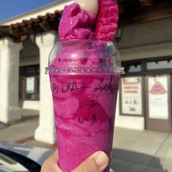 TNL Boba Tea - Dragonfruit & lychee smoothie! - Bubble Tea Near Me - Oceanside, California