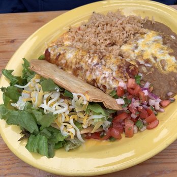Peppers Mexicali Cafe - Beef taco and chicken enchilada plate - Mexican Near Me - Pacific Grove, California Peppers Mexicali Cafe - Beef taco and chicken enchilada plate - Mexican Near Me - Pacific Grove, California