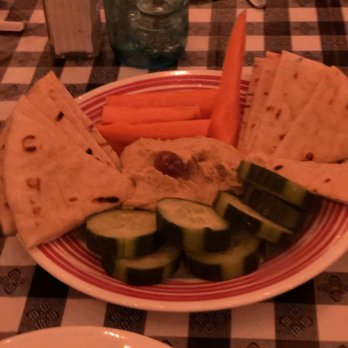 Olives Greek Taverna - Hummus with veggie and pita - Greek Near Me - Pittsford, New York Olives Greek Taverna - Hummus with veggie and pita - Greek Near Me - Pittsford, New York
