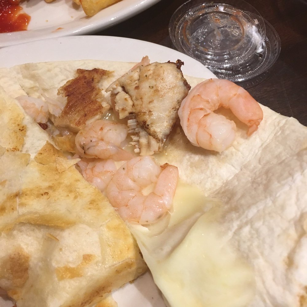 Coach House Diner - The inside. Two small pieces of chicken and lack of cheese - Diners Near Me - Hackensack, New Jersey