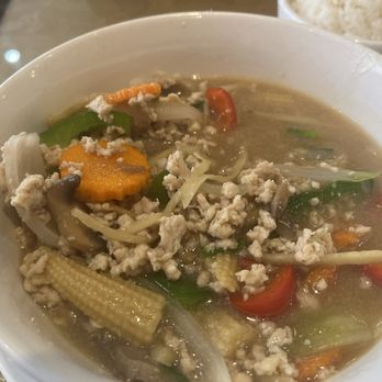 Cha Da Thai - Ginger Sauce, more a stew - Thai Near Me - Winston Salem, North Carolina