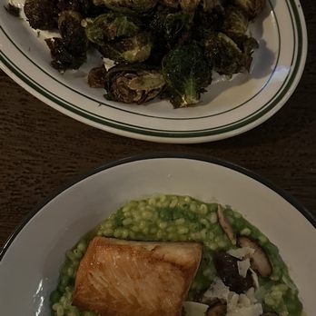 Bog & Barley - Roasted Scottish Salmon and Brussels Sprouts - Irish Near Me - Memphis, Tennessee