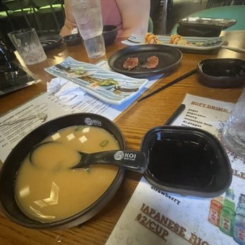 Koi Sushi - Miso Soup and Sushi Appetizers - Sushi Bars Near Me - Glen Burnie, Maryland