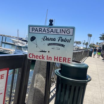 Dana Point Parasail - easy to find check in, just like their directions - Boating Near Me - Dana Point, California