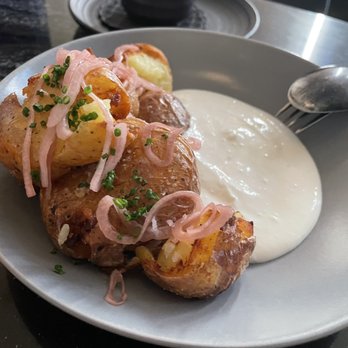 Animae - Potatoes with pork but we asked for pork to be served on the side . - Asian Fusion Near Me - San Diego, California Animae - Potatoes with pork but we asked for pork to be served on the side . - Asian Fusion Near Me - San Diego, California