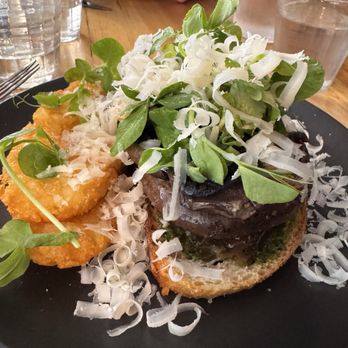 The Fine Food Store - Mushroom Toastie - Cafes Near Me - The Rocks, NSW