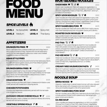 Red 88 - Davis - Menu 4/24/24 - Asian Fusion Near Me - Davis, California