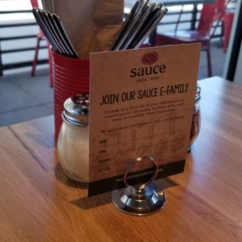 Sauce Pizza & Wine - Table setting - Pizza Near Me - Tempe, Arizona Sauce Pizza & Wine - Table setting - Pizza Near Me - Tempe, Arizona