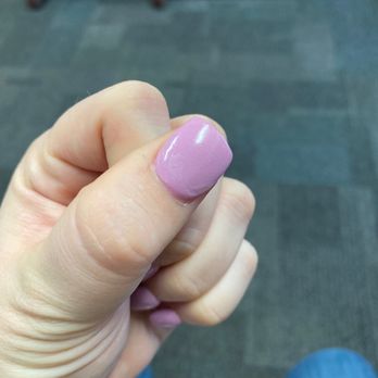 5th Nail Spa - Messed up top coat - Nail Salons Near Me - Knoxville, Tennessee