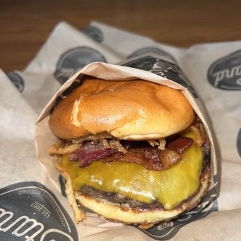 The Stand - American Classics Redefined - The Onion Stack Burger - New American Near Me - Pasadena, California