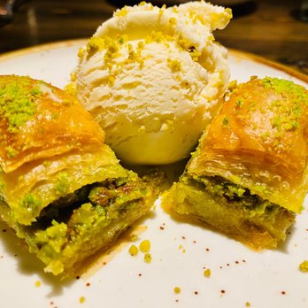 Lokma - Baklava with vanilla ice cream. - Mediterranean Near Me - San Francisco, California