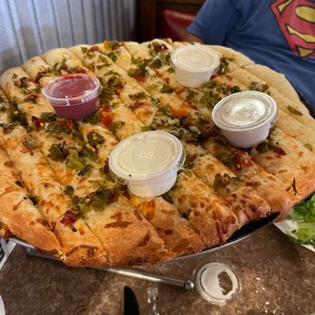 Pizza Barn - Green Chile breadsticks yummy - Pizza Near Me - Edgewood, New Mexico Pizza Barn - Green Chile breadsticks yummy - Pizza Near Me - Edgewood, New Mexico