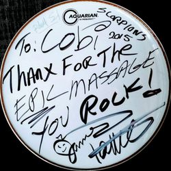 Stress Logic - Scorpions back stage Denver 2015