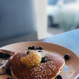 Lemon Ricotta (gf) Pancakes