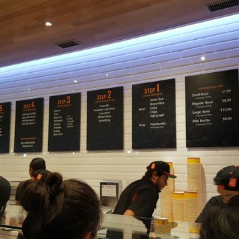 Poki One N Half - Menu - Poke Near Me - San Diego, California