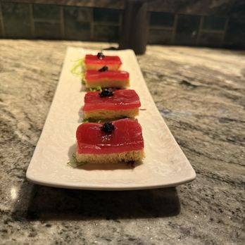 WAKUDA - Big Eye Tuna Sashimi Toast - Japanese Near Me - Las Vegas, Nevada