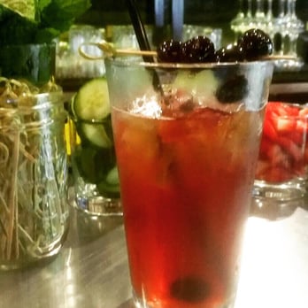 Lower Mills Tavern - Hand crafted filthy Shirley cocktail - Cocktail Bars Near Me - Boston, Massachusetts