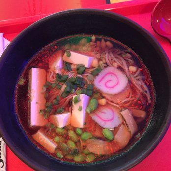 Domoishi - Shoyu ramen with tofu - Ramen Near Me - Norfolk, Virginia Domoishi - Shoyu ramen with tofu - Ramen Near Me - Norfolk, Virginia