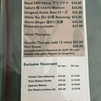 Shiatsu of Pasadena - Massage options - Day Spas Near Me - Pasadena, California