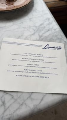 Menu photo 1 Launderette Austin, TX Menu photo 1 Launderette Austin, TX