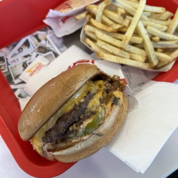 In-N-Out Burger - Double double animal style, no lettuce no tomatoes add pickles - Fast Food Near Me - Upland, California In-N-Out Burger - Double double animal style, no lettuce no tomatoes add pickles - Fast Food Near Me - Upland, California