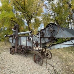 Grasso Park - Thresher up close. Much bigger in person.