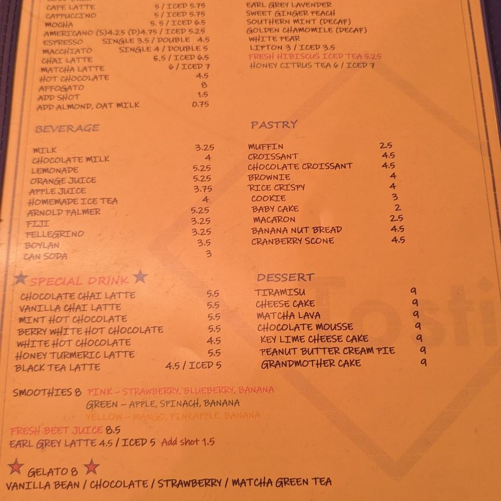 Tosti Cafe & Kitchen - Menu - Coffee & Tea Near Me - Hoboken, New Jersey Tosti Cafe & Kitchen - Menu - Coffee & Tea Near Me - Hoboken, New Jersey