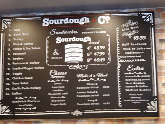 Menu photo 1 Sourdough & Co. Citrus Heights, CA