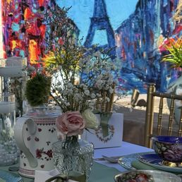 The beautiful backdrop