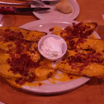 Texas Roadhouse - Tater skins appetizer, $7.49 - American Near Me - Mt. Prospect, Illinois Texas Roadhouse - Tater skins appetizer, $7.49 - American Near Me - Mt. Prospect, Illinois