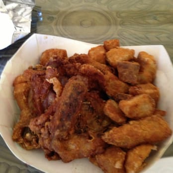 Slavko's - 4 piece fried chicken with potatoes - $9 - Barbeque Near Me - San Pedro, California